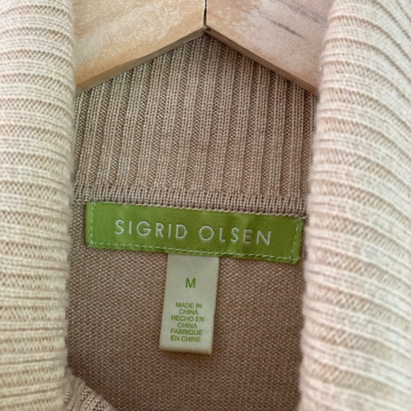 Sigrid Olsen women’s silk cashmere blend top - Picture 2 of 7